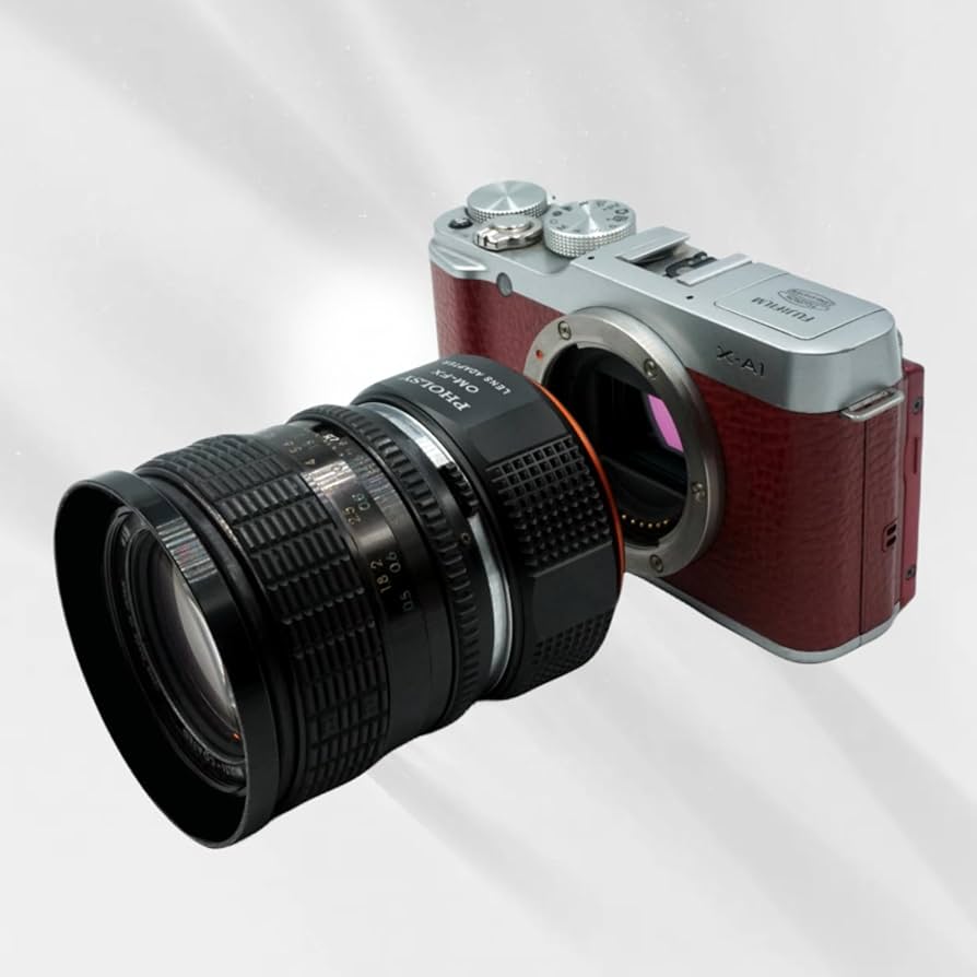 NOVOFLEX FUG/OM OLYMPUS OM→FUJIFILM GFX Fujifilm X-Mount Camera Body to Olympus OM Lens FUX/OM